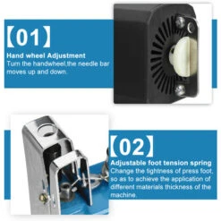Macchina Da Cucire Multifunzionale Elettrica Portatile Da 1000 W. Macchina Per La Chiusura Della Borsa Della Macchina Per La Chiusura Della Borsa -Assistenza Domiciliare 93374423 4