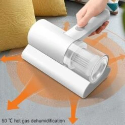 Trade Shop - Aspirapolvere Senza Fili Portatile Per Tessuti Letto, Cuscini, Divani, Tende -Assistenza Domiciliare 95115112 4