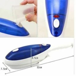 Trade Shop - Ferro Da Stiro A Vapore Verticale Da Viaggio Spazzola Levapelucchi Portatile -Assistenza Domiciliare 95115791 2