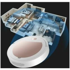 Robot Aspirapolvere GTA, Lavapavimenti, Facile Da Usare, 3 Modalità Di Pulizia, Silenzioso, Oro Rosa, UBS, Oro Rosa -Assistenza Domiciliare 95755920 4