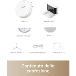 Dreame D9 Max Robot Aspirapolvere Lavapavimenti Con Mappatura 4000Pa Navigazione LDS Polvere Fino 570ml Mappatura Multilivello Controllo App&Alexa Aspirazione Tappeti Peli Animali Bianco -Assistenza Domiciliare 95805111 5