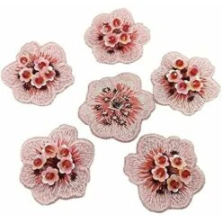 10 Pezzi Ricamo Fiore Rosa Modello Cucire Su Toppe Per Abbigliamento Appliques Accessori Fai Da Te -Assistenza Domiciliare 96227254 5