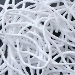 LITZEE Accessori Da Cucito Fasce Elastiche E Clip Per Naso, 50 M Lunghezza 3 Mm Corda Di Gomma Elastica Con 100 Pezzi Ponti Nasali Per Cucito E Artigianato Fai-da-Te -Assistenza Domiciliare 96300772 4