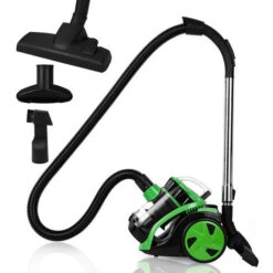 Randaco Aspirapolvere Senza Sacco Max. 900 Watt Tecnologia Multiciclone Aspirapolvere A Tanica Con Accessori