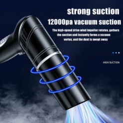 Aspirapolvere Portatile Senza Fili 12000Pa 120w Aspirapolvere Per Auto Umido E Secco Aspirazione Potente Tipo Ciclone Portatile -Assistenza Domiciliare 98110649 3