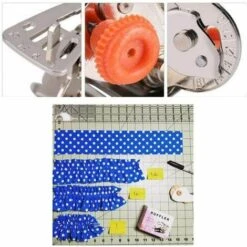 Piedino Per Macchina Da Cucire Con Pieghe Arricciate Per Cantante A Gamba Bassa Brother Babylock Viking Janome Kenmore -Assistenza Domiciliare 98116548 5