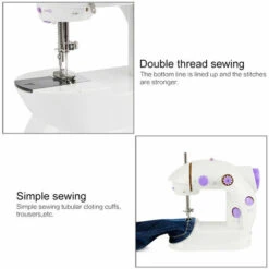 Mini Macchina Da Cucire Per Principianti Macchina Da Cucire Portatile Per Viaggi A Casa -Assistenza Domiciliare 98118422 4