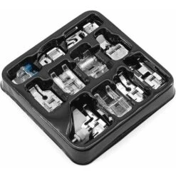 11 Set Di Piedini Per Macchine Da Cucire Domestiche Per Accessori Per Macchine Da Cucire Domestiche Brother Singer Toyota -Assistenza Domiciliare 98120624 4