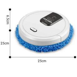 Robot Pulitore 3 In 1 Lavaggio A Umido E A Secco Umidificazione Pulizia Automatica Carica USB (nero) -Assistenza Domiciliare 98790959 5