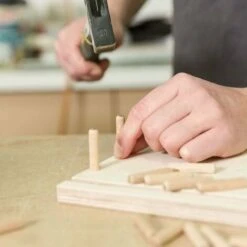 Confezione Da 400 Tasselli In Legno Da 8 Mm X 40 Mm - Tassello In Legno Massello Di Faggio Ideale Per Fresa Per La Lavorazione Del Legno - Adatto Per Maschera Di Foratura/guida Di Foratura. A -Assistenza Domiciliare 99781959 4